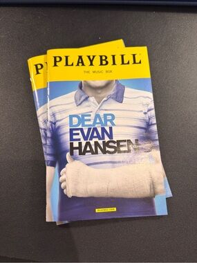 Dear Evan Hansen Original Broadway Cast Playbill from OBC Previews November 2016